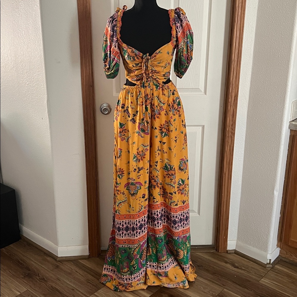 FREE PEOPLE Bali Citrus Skies One-Piece - Picture 5 of 10